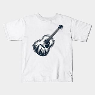 Nature guitar Kids T-Shirt